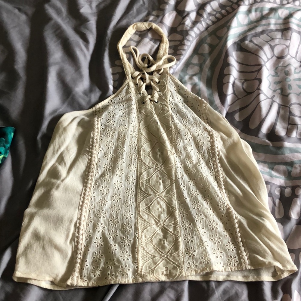 Cream coco + Jaimeson halter top